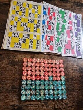 Vietnamese Handmade Rustic Bingo Traditional Game